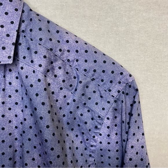 7 Downie Street Men’s Dress Shirt with Contrast Cuffs Size 4 (Medium) 16 Neck - Picture 2 of 11